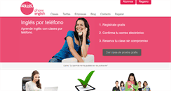 Desktop Screenshot of phoneenglish.es